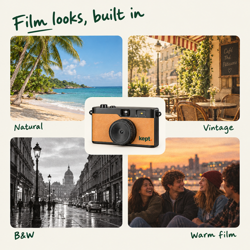 Film looks built in