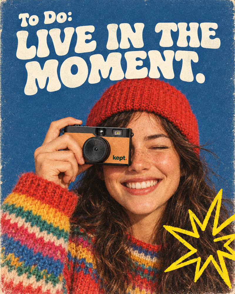 To do: live in the moment poster