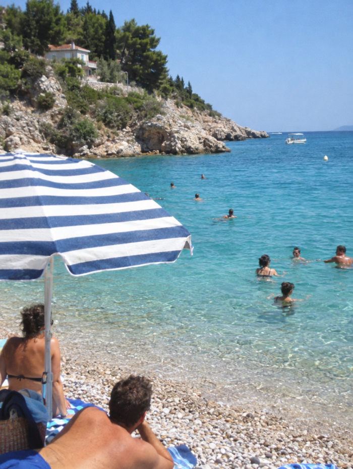 Natural look: a sunny beach