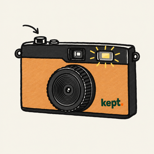 Sketch: press the shutter